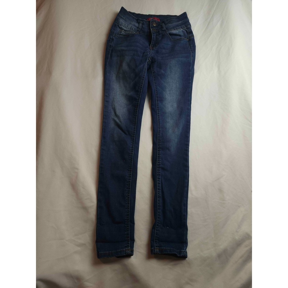 Wax Jeans Skinny Jeans Womens Size 1 Blue Denim Chic Y2K Urban Streetwear USA